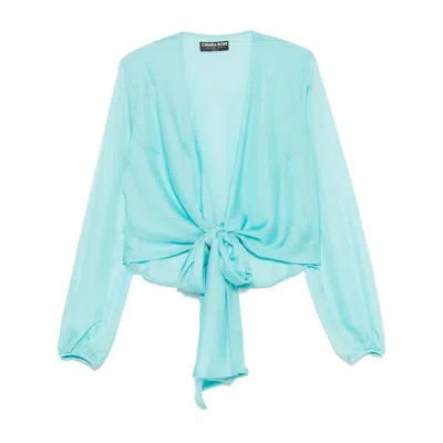 La Petit Robe Di Chiara Boni Shirt In Blue