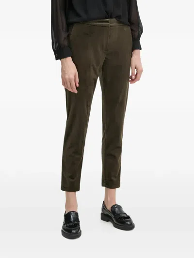 La Petite Française Parfume Straight Trousers In Multi