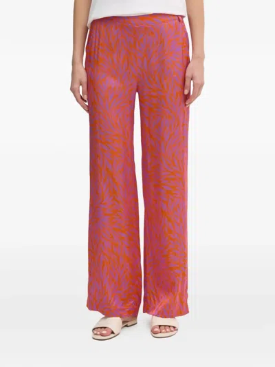 La Petite Française Pavina Printed Trousers In Multi