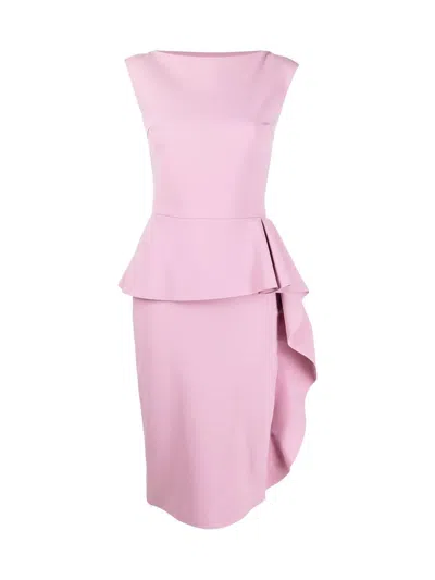 La Petite Robe Chiara Boni Midi Dress: Polyamide In Pink & Purple