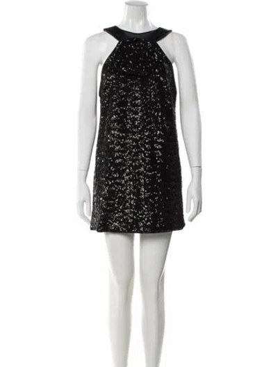 Pre-owned La Petite Robe Di Chiara Boni Crew Neck Mini Dress W/ Tags In Multi
