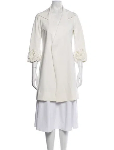 Pre-owned La Petite Robe Di Chiara Boni Jacket In White