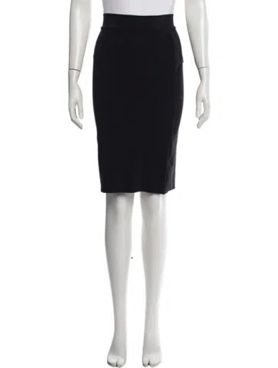 Pre-owned La Petite Robe Di Chiara Boni Midi Length Skirt In Black