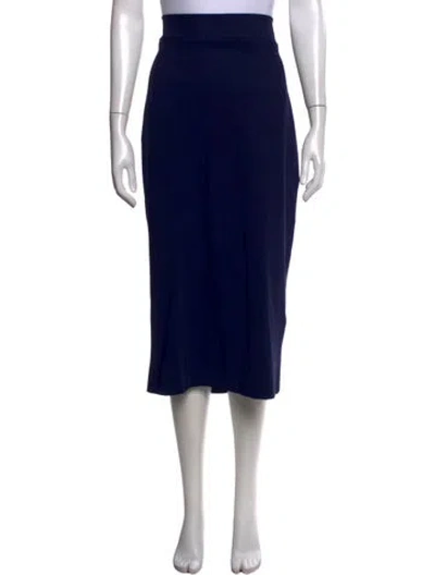 Pre-owned La Petite Robe Di Chiara Boni Midi Length Skirt In Blue