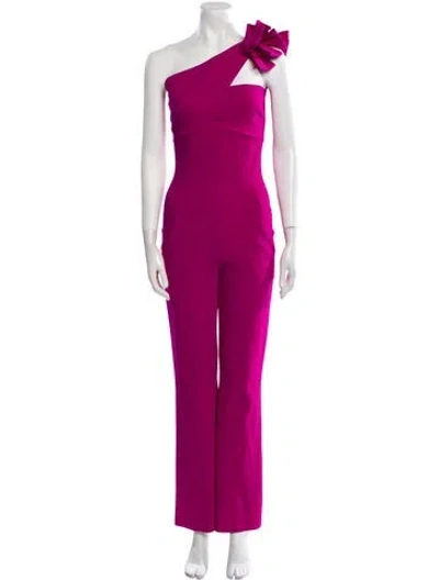 Pre-owned La Petite Robe Di Chiara Boni One-shoulder Jumpsuit In Pink