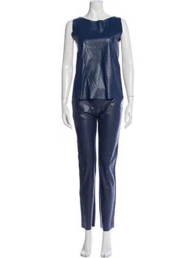 Pre-owned La Petite Robe Di Chiara Boni Pant Set In Blue