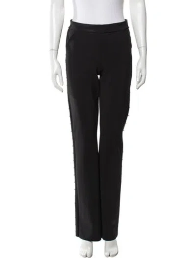 Pre-owned La Petite Robe Di Chiara Boni Straight Leg Pants In Black