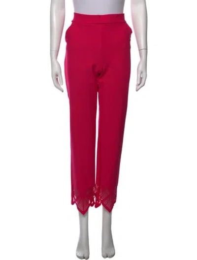 Pre-owned La Petite Robe Di Chiara Boni Straight Leg Pants In Pink
