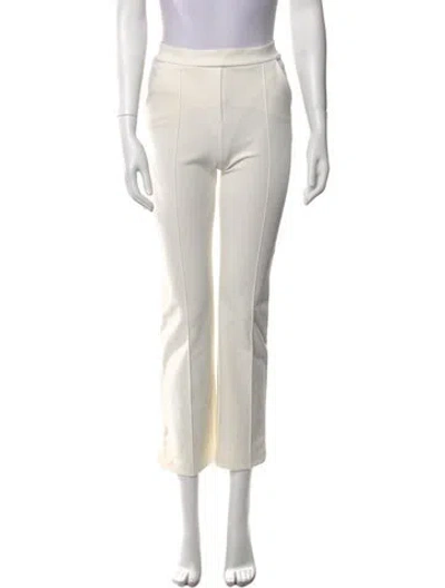 Pre-owned La Petite Robe Di Chiara Boni Straight Leg Pants In White