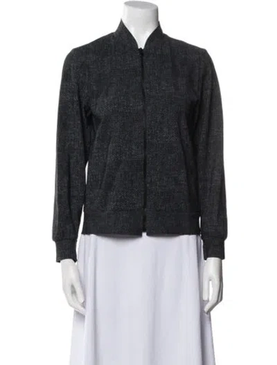 Pre-owned La Petite Robe Di Chiara Boni Tweed Pattern Evening Jacket In Gray