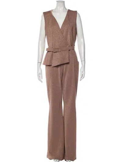 Pre-owned La Petite Robe Di Chiara Boni V-neck Jumpsuit