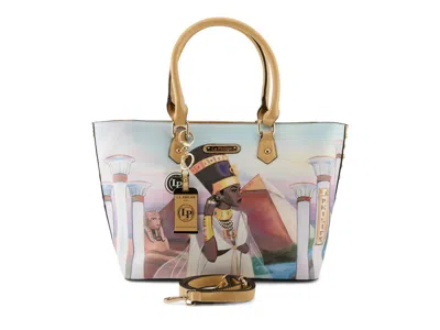 La Philipe Egyptian Paradise Tote In Yellow