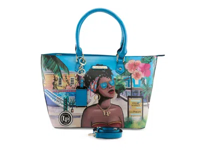 La Philipe In Bahamas Tote In Blue