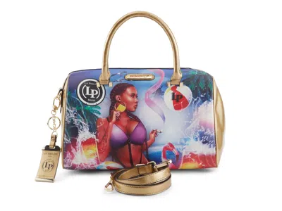 La Philipe Miami Beach Classic Satchel In Gold