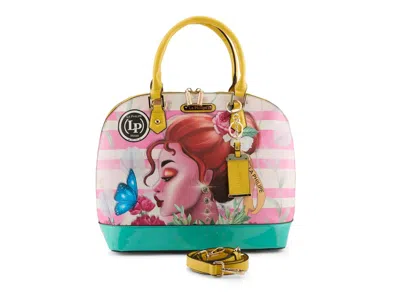 La Philipe Pink In Beauty Bowler Satchel In Yellow