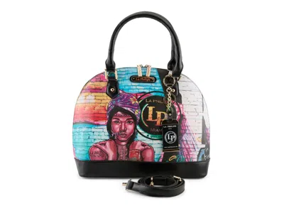 La Philipe The Wall Art Classic Bowler Satchel In Black