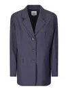 La Piscine Split Blazer In Blue