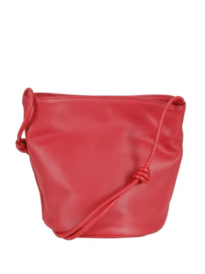 La Piscine Knot Detail Shoulder Bag In Red