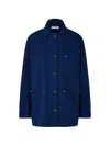 La Piscine Patch-pocket Jacket In Blue