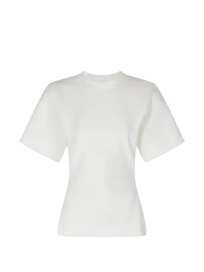 La Piscine Sculpted Bianca T-shirt In Multi