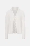 La Piscine V-neck Shirt In White