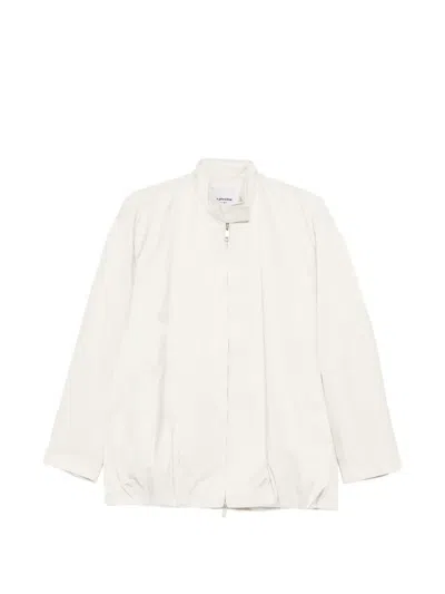 La Piscine Zip Bomber Jacket In White