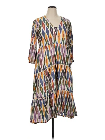 Pre-owned La Plage Casual Dress In Gray