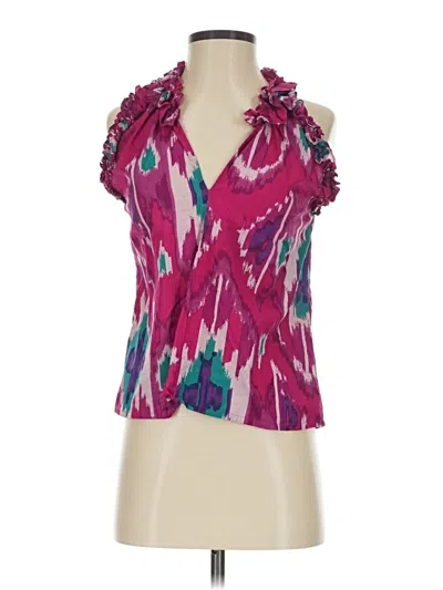 Pre-owned La Plage Sleeveless Blouse In Pink