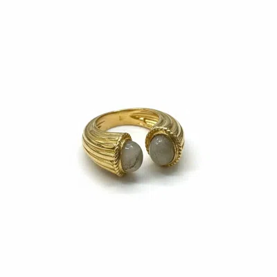 La Pluie Jewellery Women's Gold Astra Ring