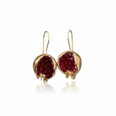 La Pluie Jewellery Women's Gold Bereket Earrings