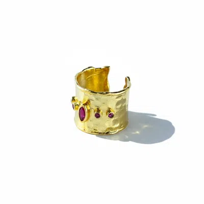 La Pluie Jewellery Women's Gold Cornelia Ring