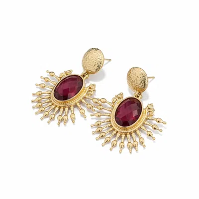 La Pluie Jewellery Women's Gold Imperium Earrings