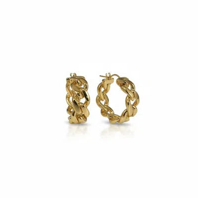 La Pluie Jewellery Women's Gold Léonie Earrings