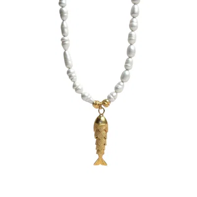La Pluie Jewellery Women's Gold Luce Di Pesce Necklace