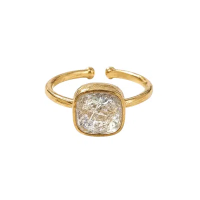 La Pluie Jewellery Women's White Nyx Ring Clear