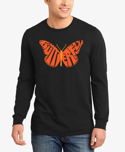 La Pop Art Butterfly In Black
