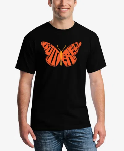 La Pop Art Butterfly In Black