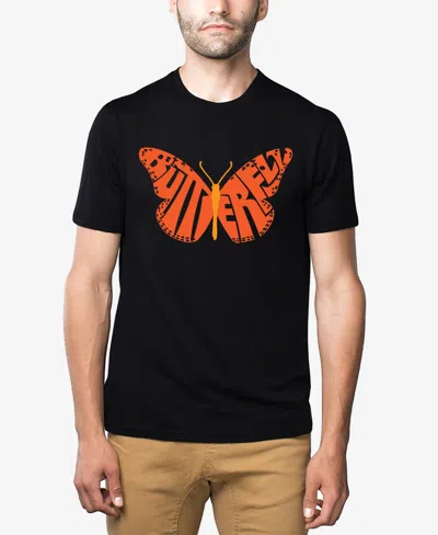 La Pop Art Butterfly In Black