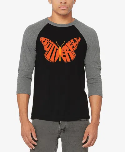 La Pop Art Butterfly In Grey