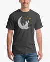 La Pop Art Cat Moon In Grey