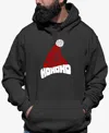 La Pop Art Men's All I Want For Christmas Is You Word Art Hooded Sweatshirt In Dark Grey