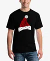 La Pop Art Men's All I Want For Christmas Is You Word Art T-shirt In Black