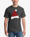 La Pop Art Men's All I Want For Christmas Is You Word Art T-shirt In Dark Grey