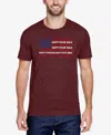 La Pop Art Men's Happy 4th Of July Premium Blend Word Art T-shirt