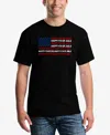 La Pop Art Men's Happy 4th Of July Word Art T-shirt