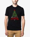 La Pop Art Men's Have Yourself A Merry Little Christmas Premium Blend Word Art T-shirt In Black