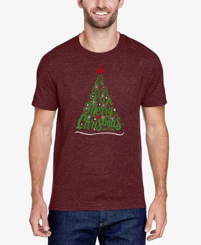 La Pop Art Men's Premium Blend Word Art T-shirt