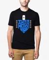 La Pop Art Men's This Is How I Roll Premium Blend Word Art T-shirt In Black