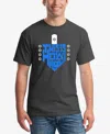 La Pop Art Men's This Is How I Roll Word Art T-shirt In Dark Grey