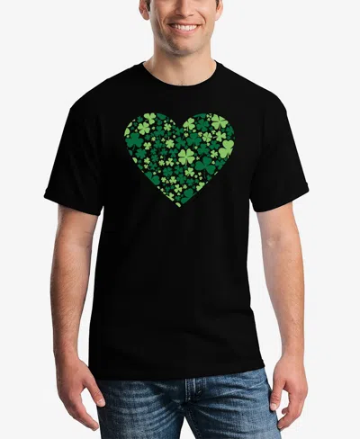 La Pop Art Men's Word Art T-shirt In Black